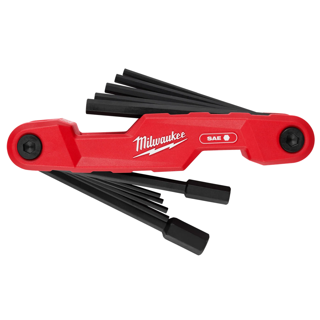Milwaukee 48-22-2180 11-Key Electrician's Folding Hex Key Set - SAE