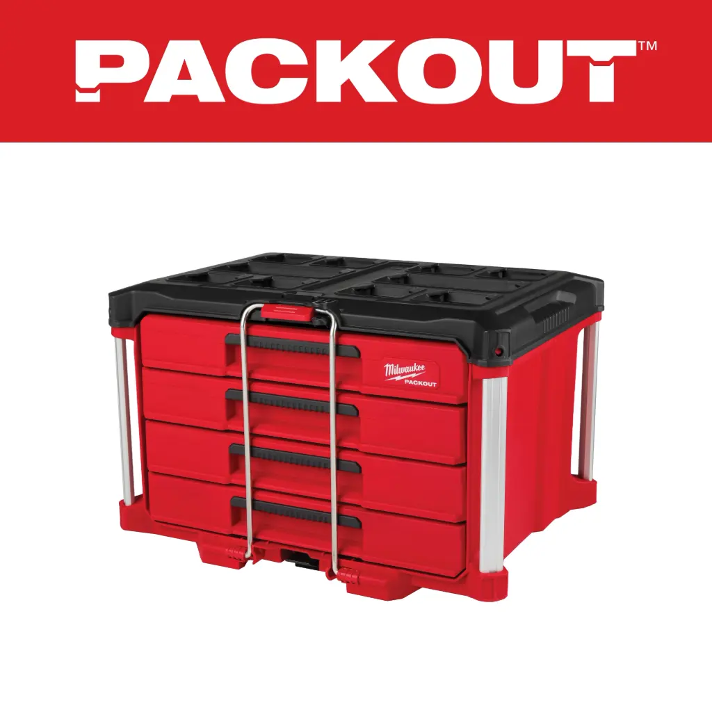 Milwaukee 48-22-8444 PACKOUT™ 4 Drawer Tool Box