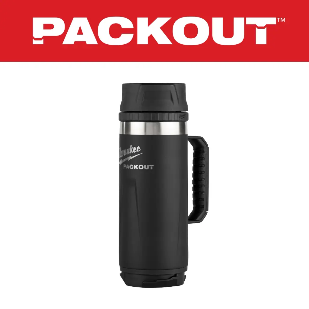 Milwaukee 48-22-8394B PACKOUT™ 18oz Insulated Mug with Sip Lid