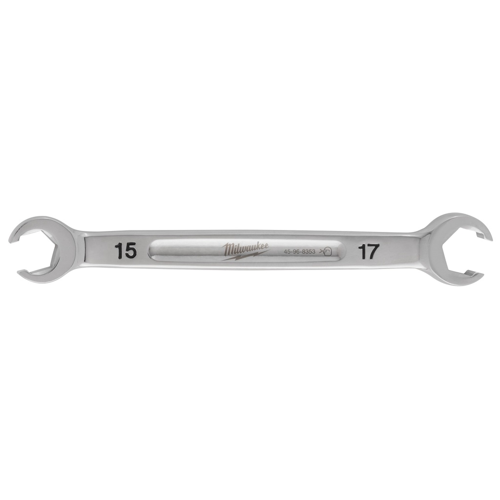 Milwaukee 45-96-8353 15mm X 17mm Double End Flare Nut Wrench