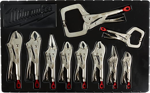 Milwaukee 48-22-3690 10 Pc. TORQUE LOCK™ LOCKING PLIERS KIT