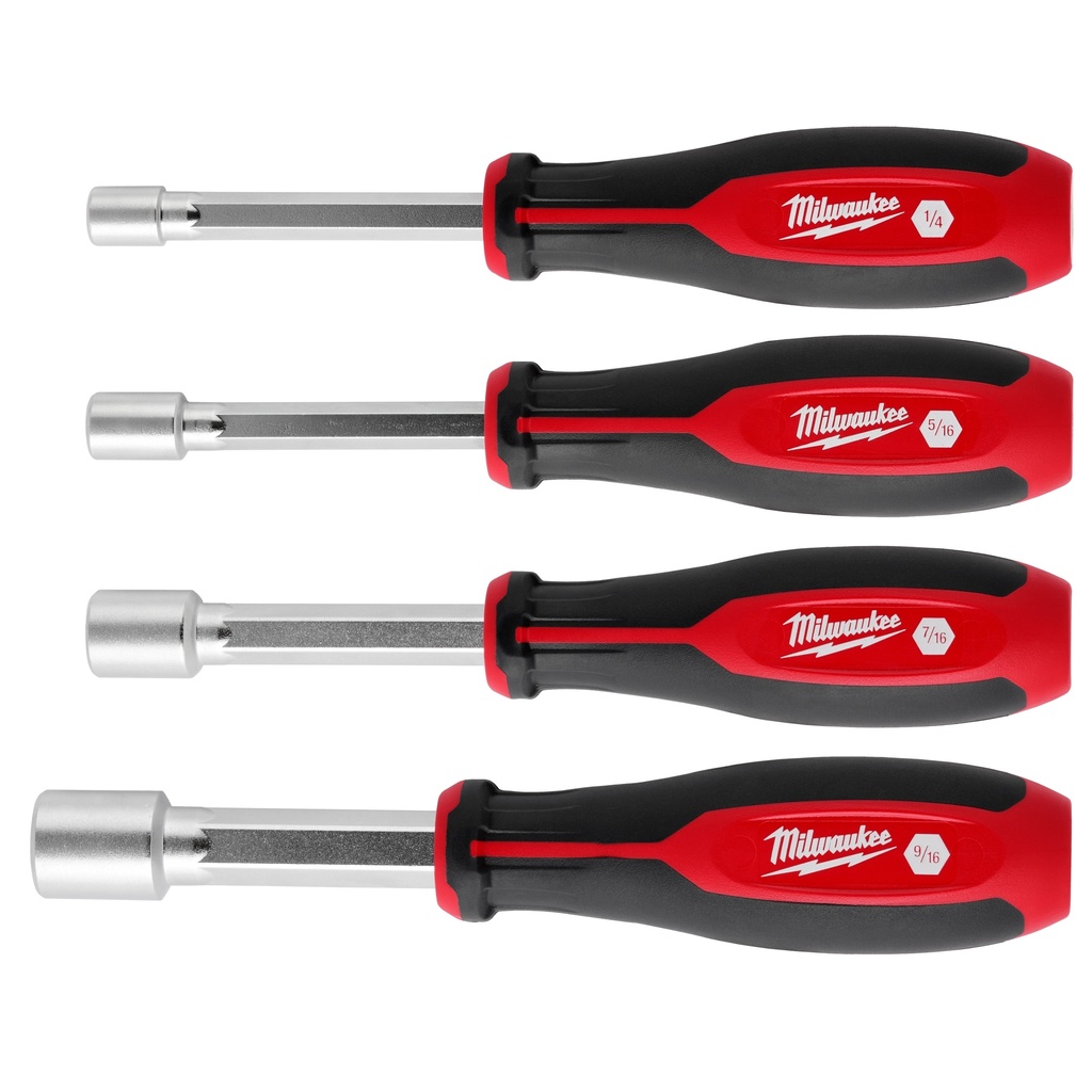 Milwaukee 48-22-2444 4pc SAE HollowCore™ Nut Driver Set
