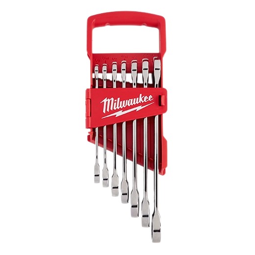 Milwaukee 48-22-9406 7pc Ratcheting Combination Wrench Set - SAE