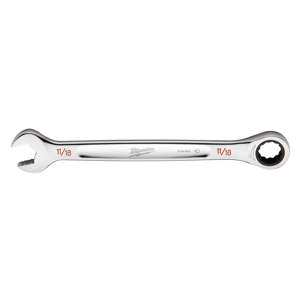 Milwaukee 45-96-9222 11/16" SAE Ratcheting Combo Wrench