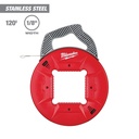 Milwaukee 48-22-4186 120' 1/8" Stainless Steel Fish Tape