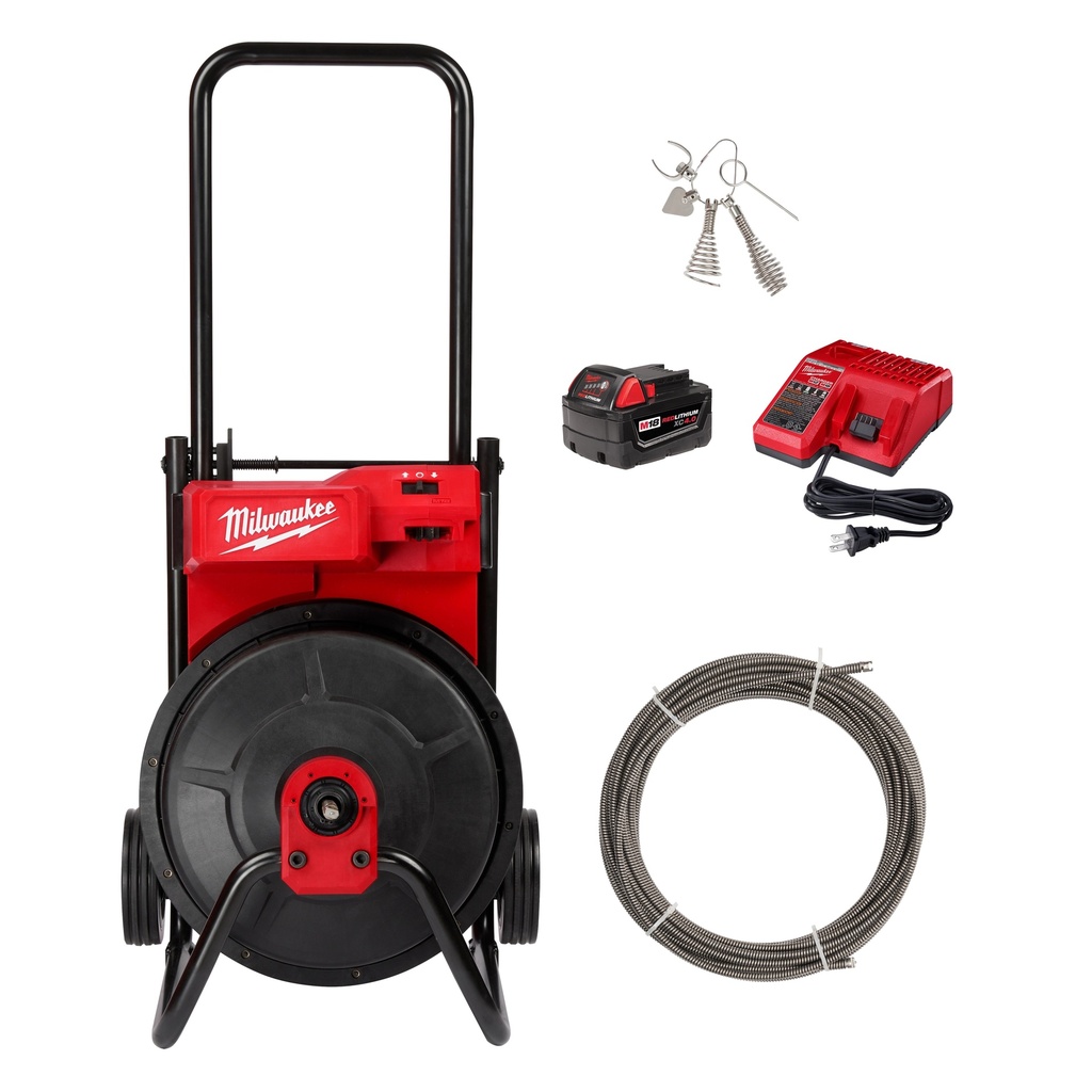 Milwaukee 2817A-21 M18™ Drum Machine with 3/8" Cable