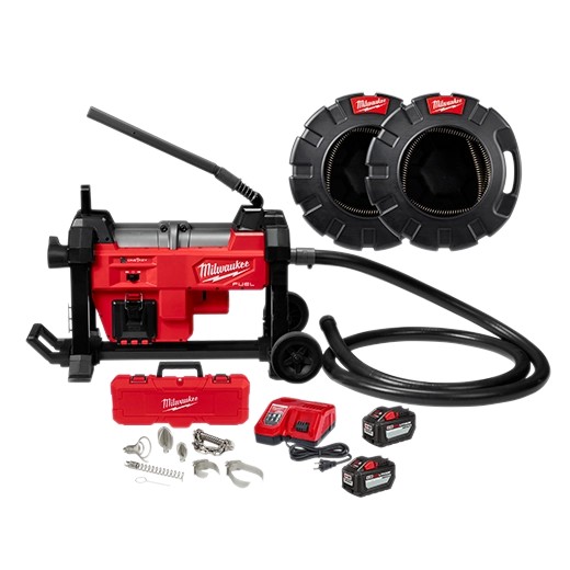 Milwaukee 2871A-22 M18 FUEL™ Sewer Sectional Machine w/ CABLE-DRIVE™ 1-1/4" Kit