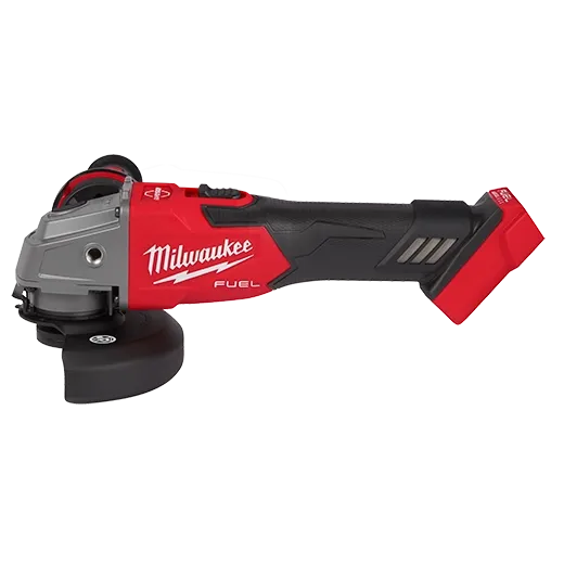 Milwaukee 2881-20 M18 FUEL™ 4-1/2" / 5" Braking Grinder Slide Switch, Lock-On