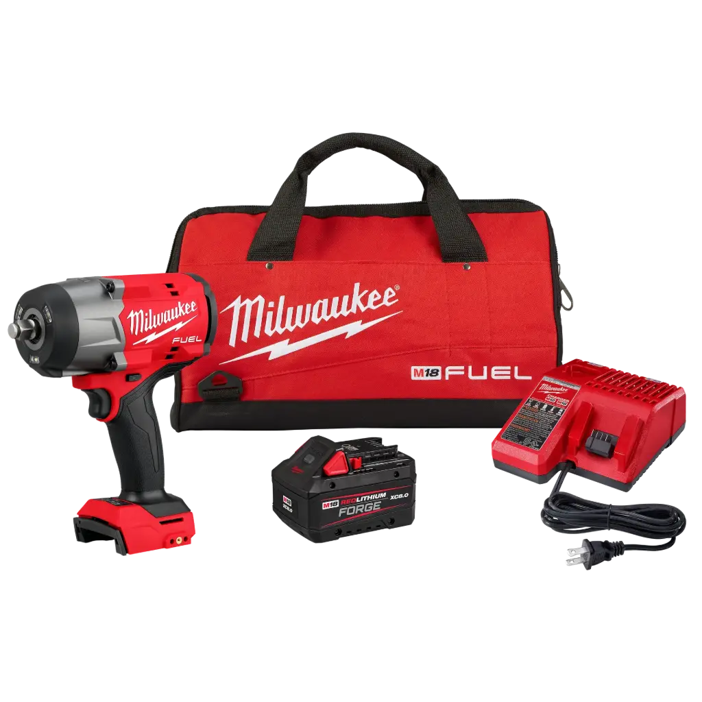 Milwaukee 2967-21F M18 FUEL™ 1/2" High Torque Impact Wrench w/ Friction Ring REDLITHIUM™ FORGE™ Kit