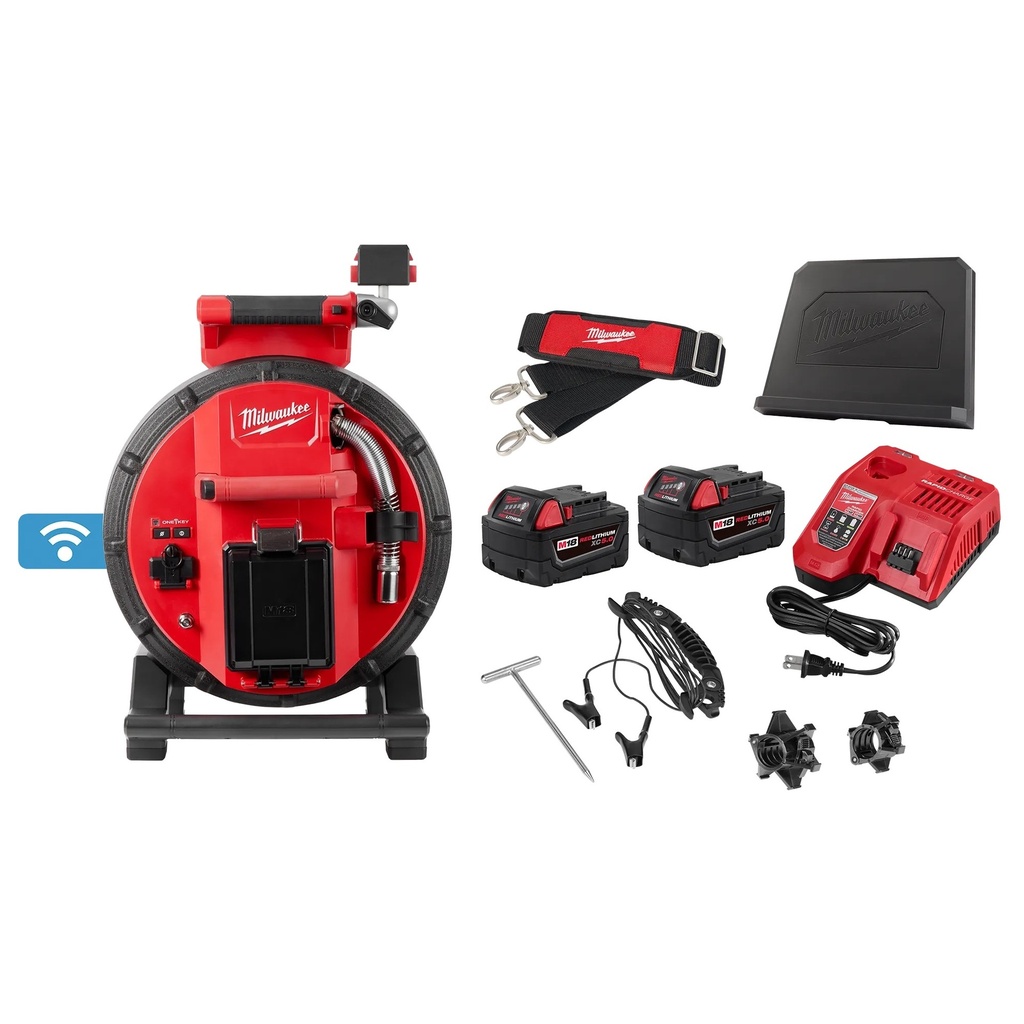 Milwaukee 3972-22 M18™ 100’ Flexible Modular Pipeline Inspection System