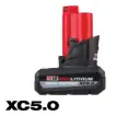 Milwaukee 48-11-2450 M12™ REDLITHIUM™ HIGH OUTPUT™ XC5.0 Battery Pack