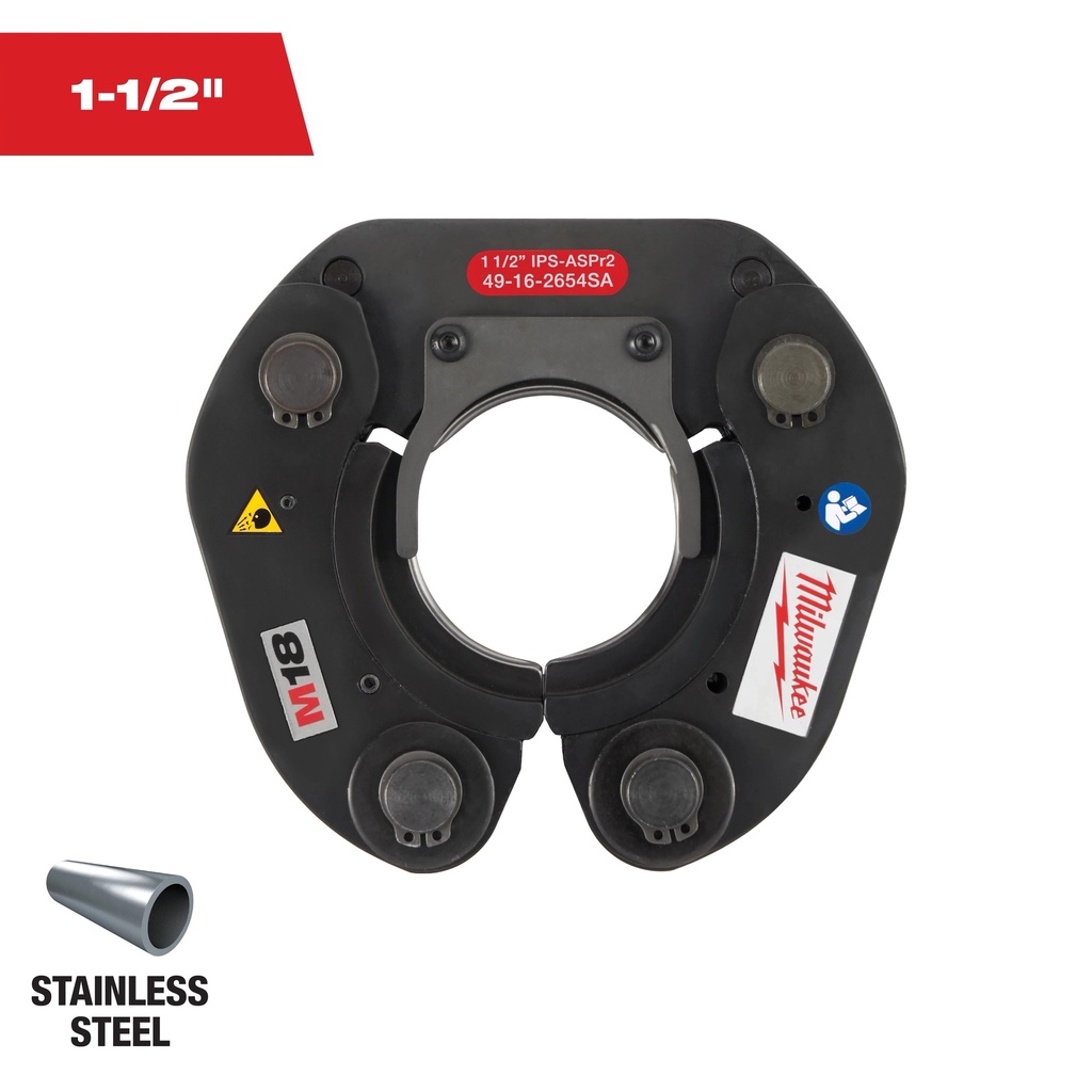 Milwaukee 49-16-2654SA 1-½” IPS-ASP Press Ring for M18™ FORCE LOGIC™ Long Throw Press Tool