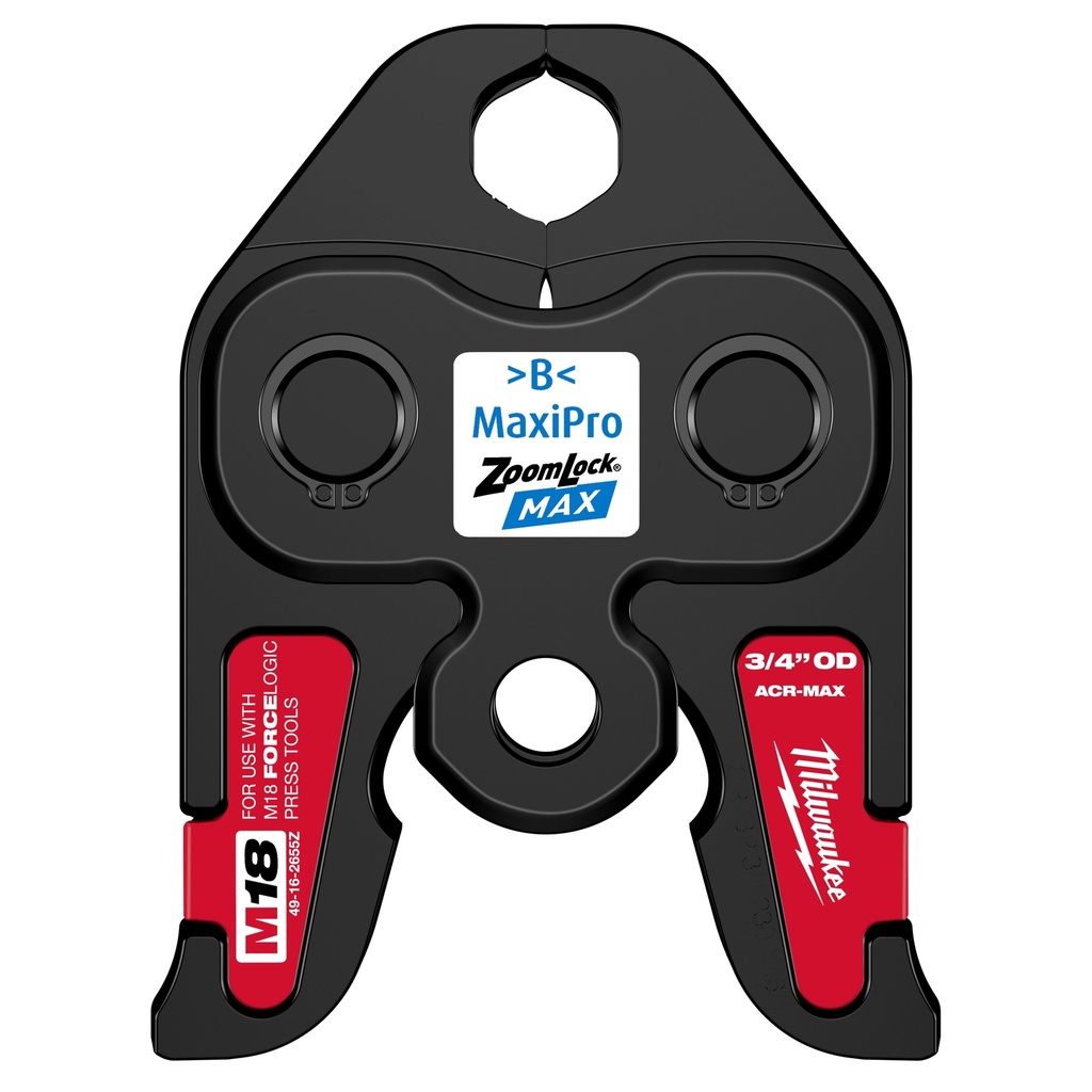 Milwaukee 49-16-2655Z 3/4" ZoomLock® MAX Press Jaw for M18™ FORCE LOGIC™ Press Tools