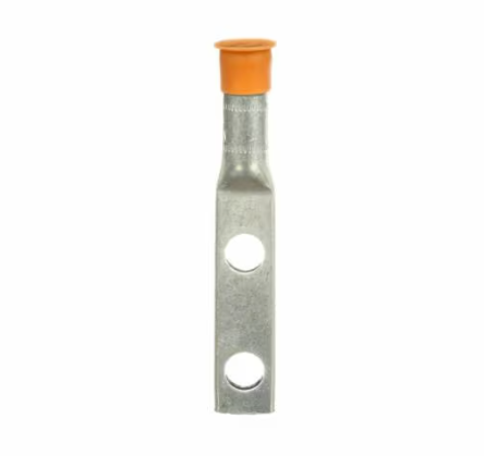 3M™ Scotchlok™ Aluminum Two Hole Lug 40145, up to 35 kV, 4/0 AWG, White, 10/Case