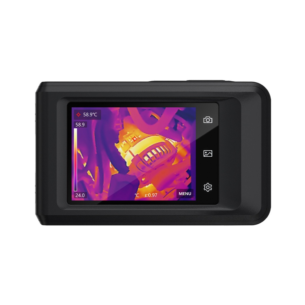 HIKMICRO Pocket 2 Compact Thermal Imaging Camera with 256x192 (49,152 pixels) Thermal Resolution, 8MP Visual, 16GB Internal Memory,  3.5" Touchscreen, WiFi 