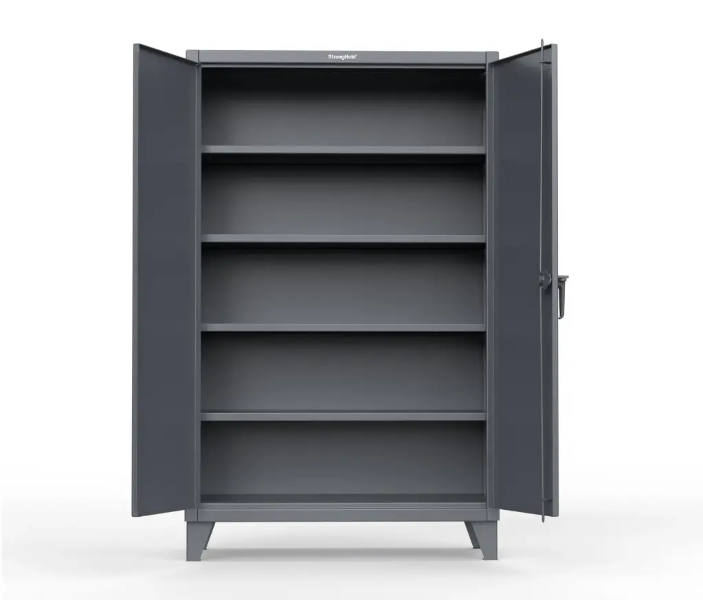 StrongHold Extreme Duty 12 GA Cabinet with 4 Shelves - 48 In. W x 24 In. D x 78 In. H