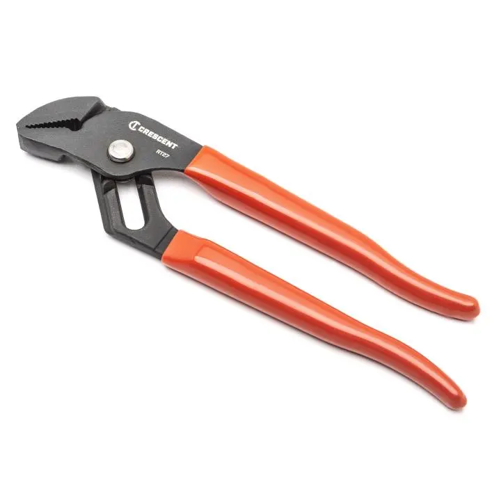 CRESCENT 7" Straight Jaw Dipped Handle Tongue and Groove Pliers