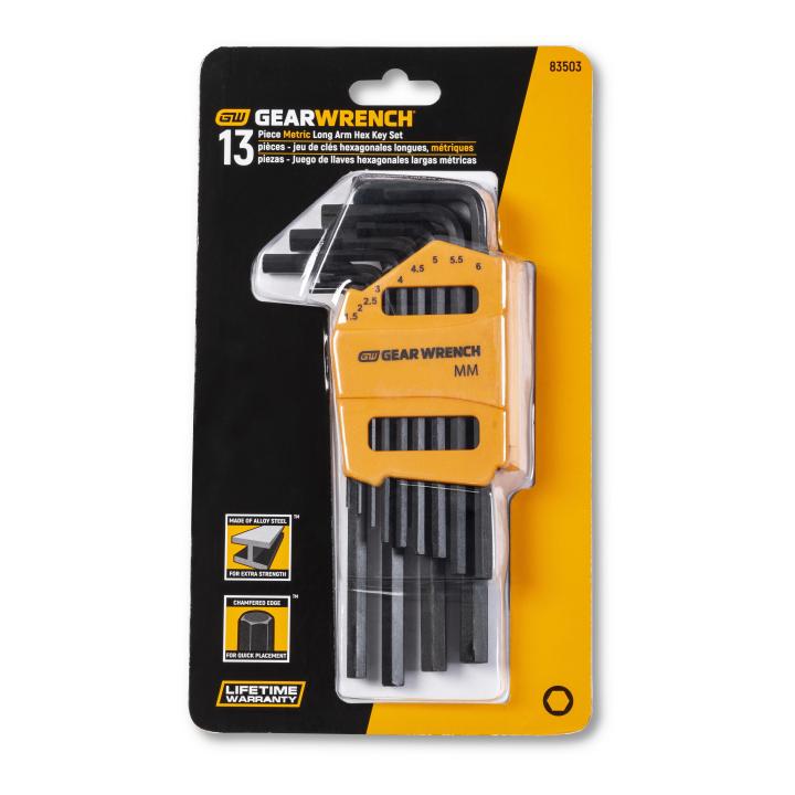 Gearwrench 13PC METRIC LONG ARM HEX KEY SET