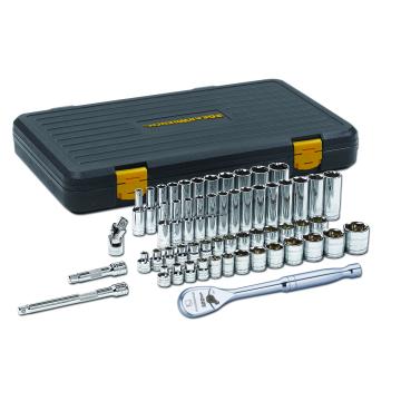 GearWrench 56 Piece 3/8" Drive 6 Point 120XP™ Standard & Deep SAE/Metric Mechanics Tool Set