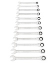 GearWrench 12 Piece 72-Tooth 12 Point Ratcheting Combination Metric Wrench Set