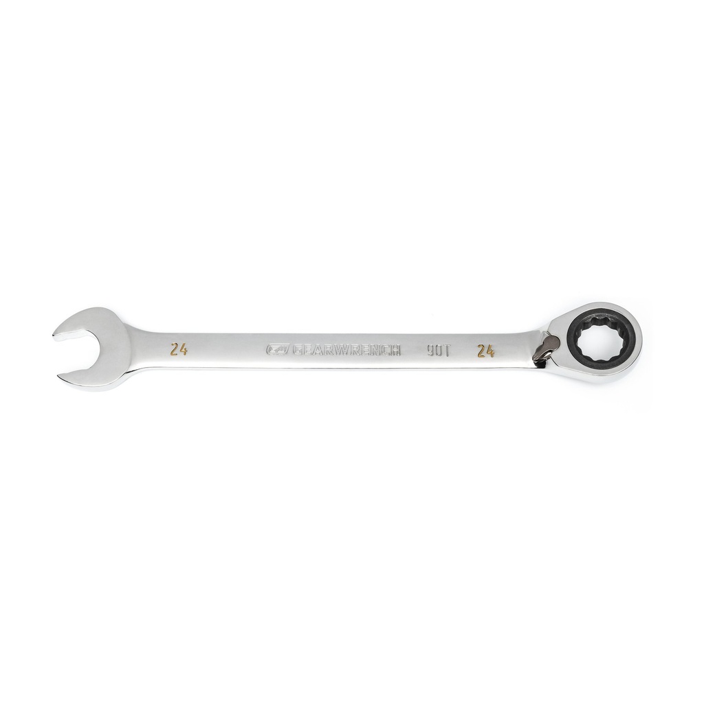 GearWrench 24mm 90-Tooth 12-PT Reversible Ratcheting Wrench