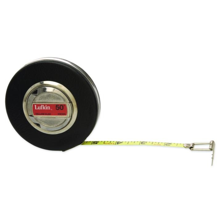 LUFKIN LONG TAPE, 100', STEEL, BANNER, ENGR