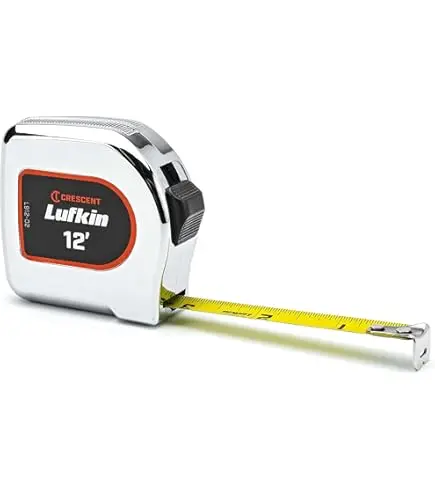 Crescent Lufkin 1/2" x 10' Mezurall® Chrome Case Power Return Tape Measure