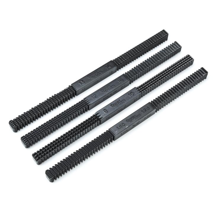 NICHOLSON FILE SET, THREAD RESTORING, 4PC, PCH