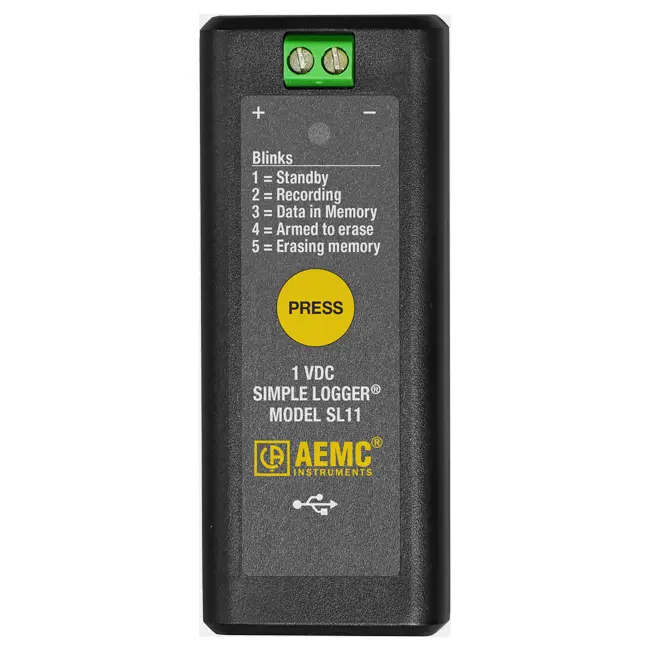 AEMC SL11 Simple Logger® Model SL11 (Voltage, 1VDC) (2156.11)