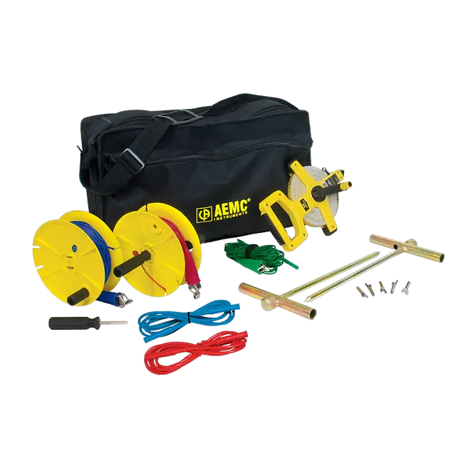 AEMC Ground Resistance Test Kit for 3-Point Testing - 150ft (2135.35)