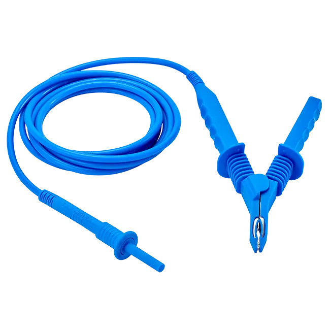 AEMC Lead - One 45 ft 15kV Blue w/integral clip for use with Models 6550 & 6555 Replacement for Cat #2151.22 (2151.39)