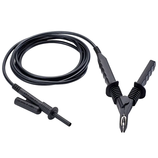 AEMC Lead - One 45 ft 15kV Black w/integral clip for use with Models 6550 & 6555 Replacement for Cat #2151.21 (2151.41)