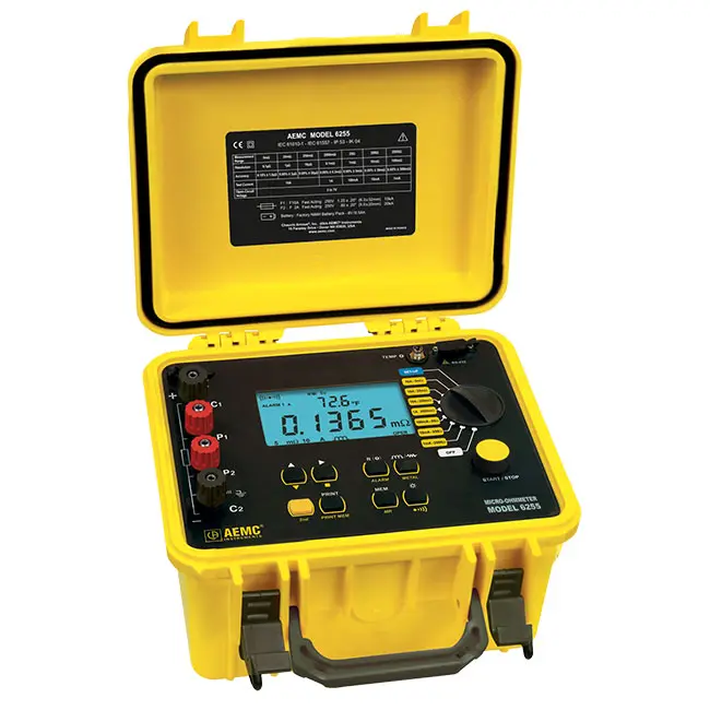 AEMC Micro-Ohmmeter Model 6255 (2129.84)