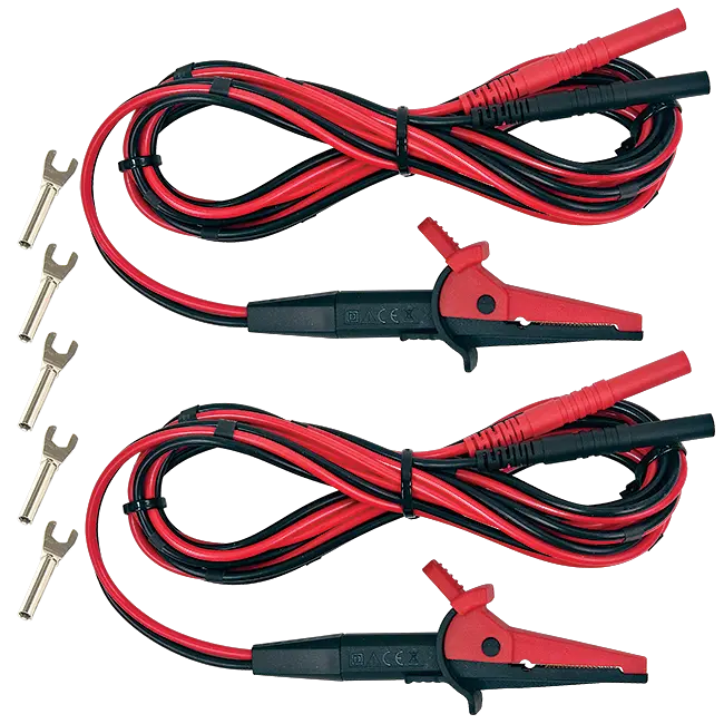 AEMC Kelvin Clips 10 ft (1-10A) Replacement for Cat #2118.71 (2118.79)