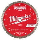 Milwaukee 49-93-9109 9" DIAMOND MAX™ Turbo, General Purpose Diamond Blade