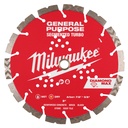 Milwaukee 49-93-9009 9" DIAMOND MAX™ Segmented Turbo, General Purpose Diamond Blade