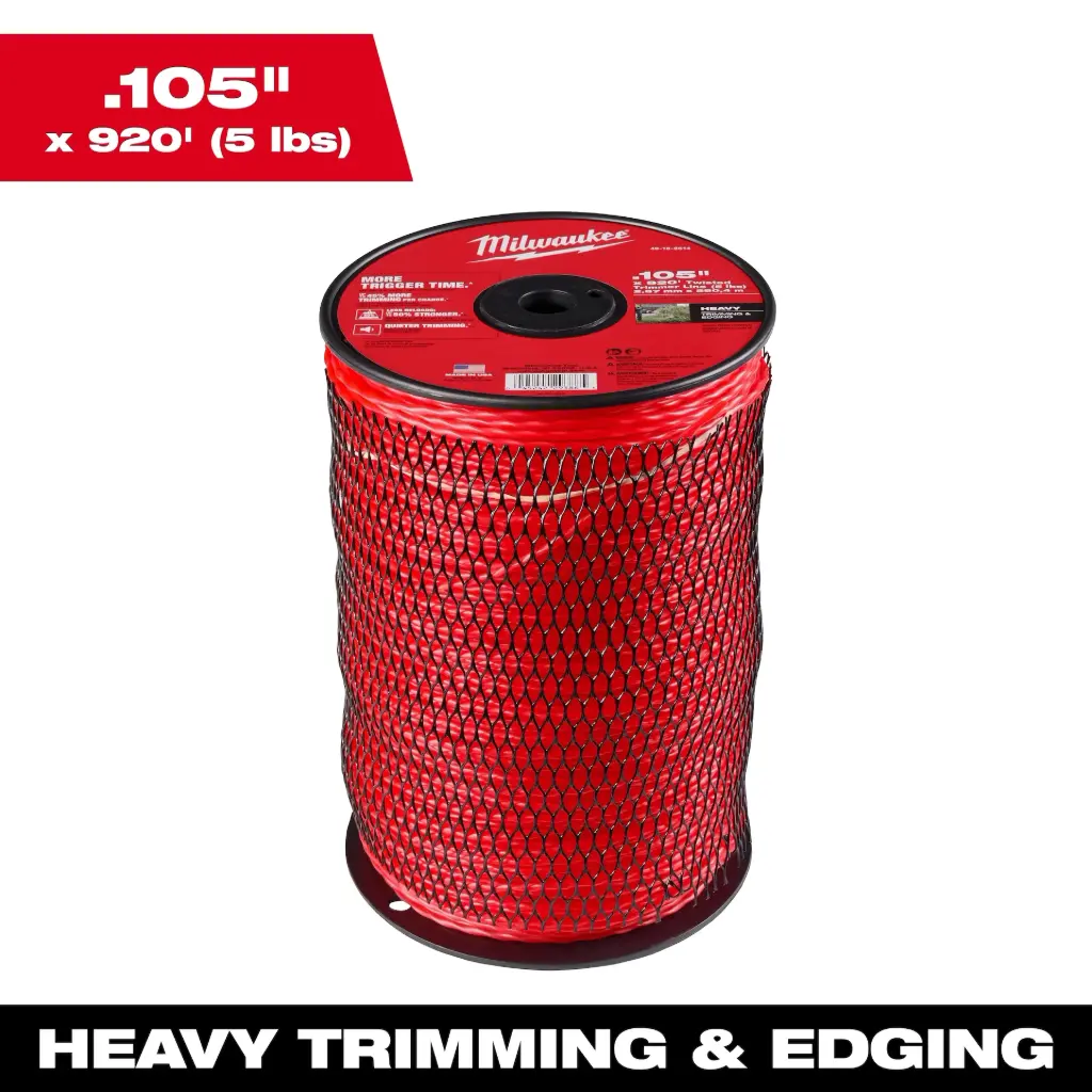 Milwaukee 49-16-2814 .105" x 920' (5 lbs.) Twisted Trimmer Line