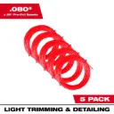 Milwaukee 49-16-2810 .080" x 25’ (5 PK) Pre-Cut Twisted Trimmer Line