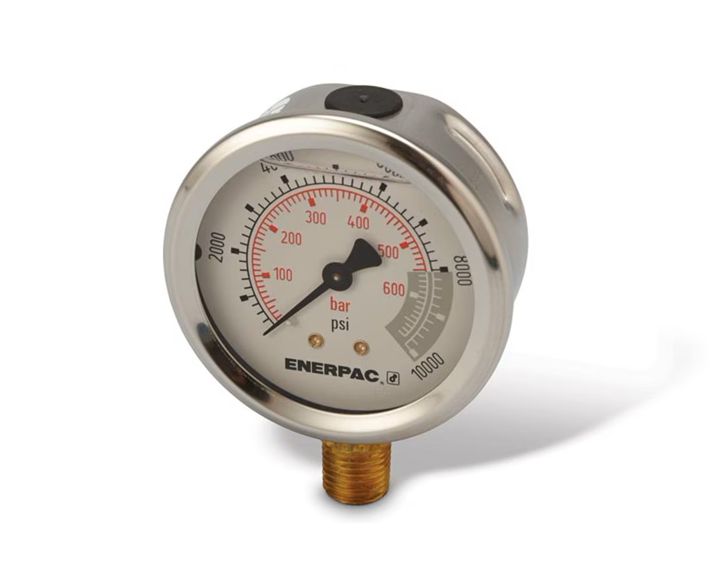 Enerpac G2535L 2-1/2" Gauge, 0-10,000 PSI