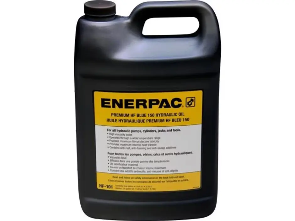 Enerpac HF101, 1 Gallon, HF Hydraulic Oil for Powered Pumps 