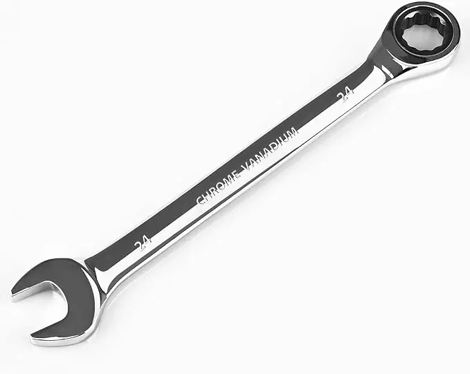 Williams 24mm 12-Point Metric Combination Ratcheting Wrench (JHW1224MNRC)