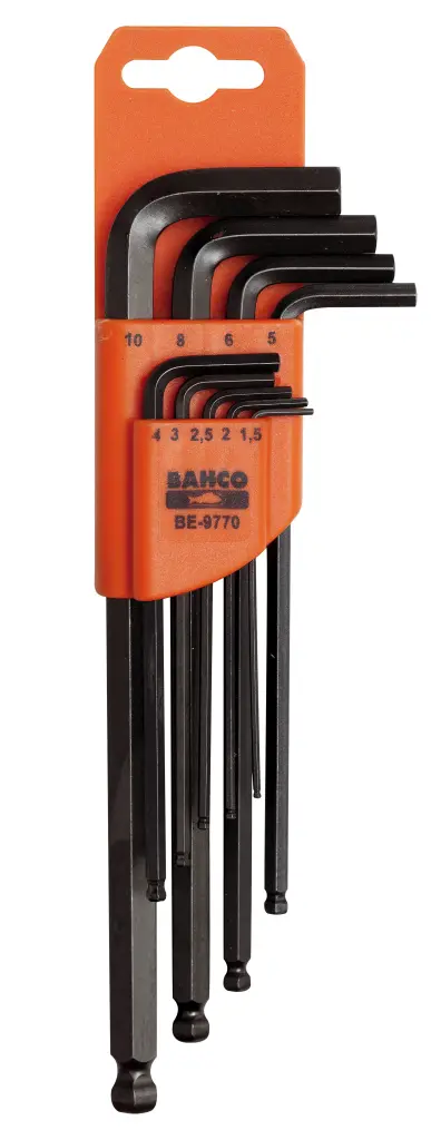 Williams 13609 METRIC BALL HEX KEY LONG 9-PC