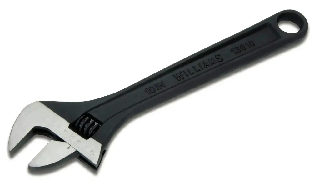 Williams BLACK ADJ WRENCH 12IN (JHW13612A)