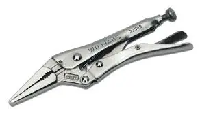 Williams LG Nose Locking Plier W/CUT 6"