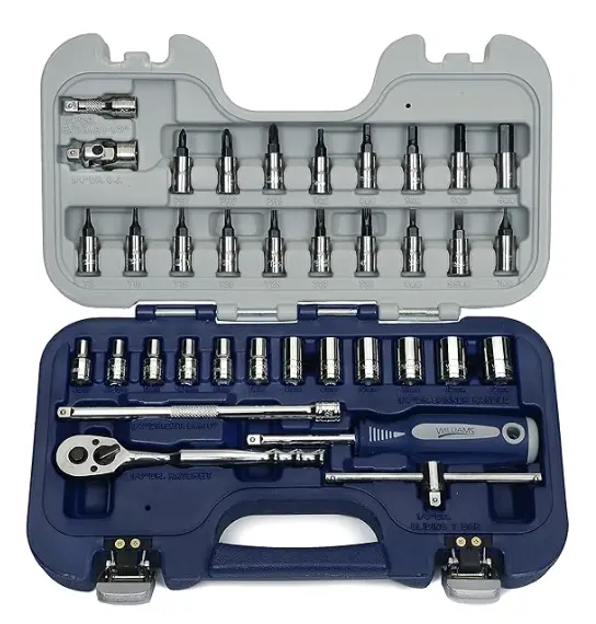 Williams 36PC 1/4" Drive MN W/SOC BITS (JHW50604B)