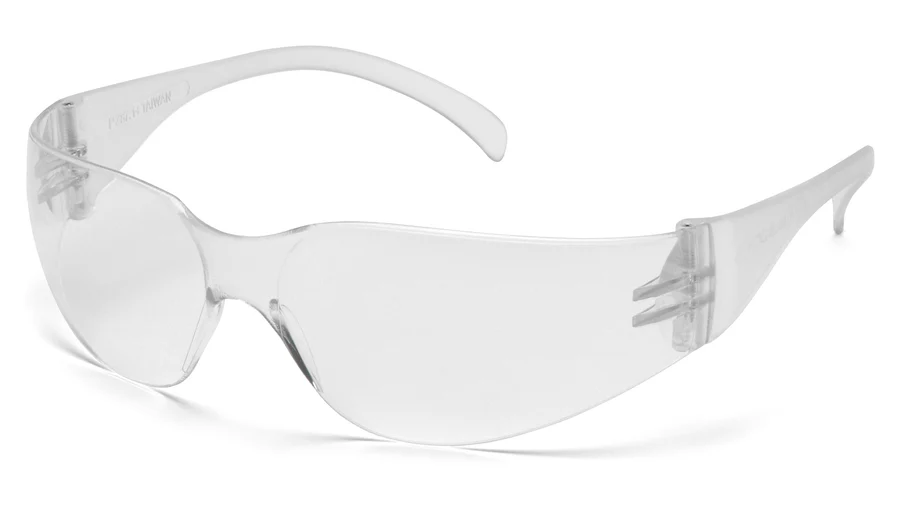 Pyramex S4110SUC Frameless Intruder Safety Glasses, Clear, Uncoated