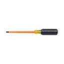 Klein 6034INS Insulated Screwdriver, #2 Phillips, 4-Inch Round Shank