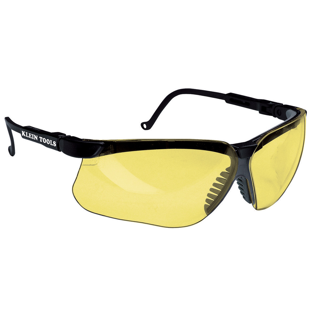 Klein 60049 Protective Eyewear, Black Frame and Amber Lens