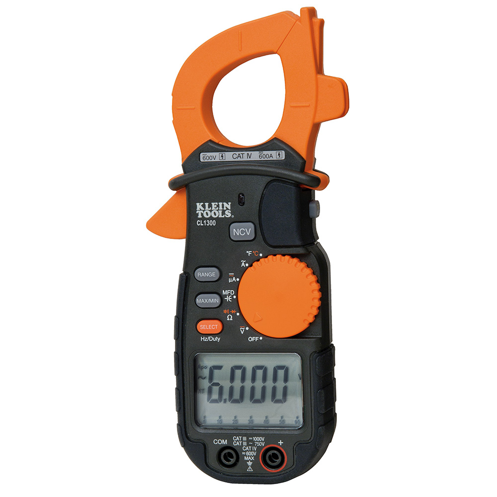 Klein CL1300 600A AC Clamp Meter with Temperature