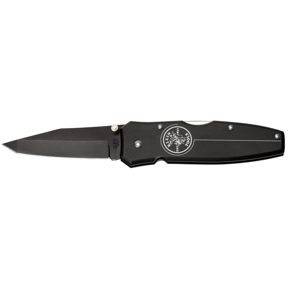 Klein 44052BLK Tanto Lockback Knife 2-1/2-Inch Blade